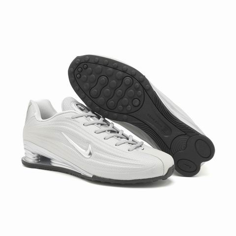 (image for) Nike Shox Z White Silver Men's Women's Shoes-3